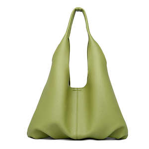 Nouveau sac en PU à motif litchi populaire, sac fourre-tout en cuir souple à bandoulière unique, grande capacité - Product Image 2