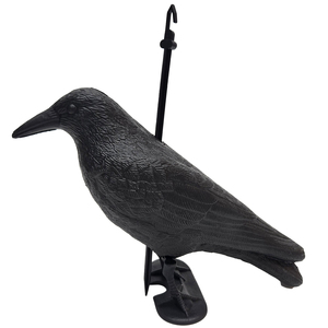 Attrezzatura da Caccia: Richiami per Corvi in Plastica Floccata Nera - Product Image 2