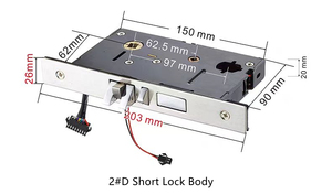Cerradura Inteligente para Puerta de Hotel con Tarjeta RFID, de Acero Inoxidable, Color Dorado, Buen <span class=keywords><strong>Precio</strong></span>, para Puertas de Madera - Product Image 6