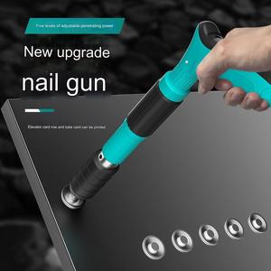 Mini cloueuse manuelle sans fil, puissante, pour murs en béton, clous en acier, <span class=keywords><strong>pistolet</strong></span> de tir, outil électrique, cloueuse Ramset pour le bois - Product Image 2