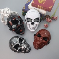 Masque de fantôme et de crâne d'horreur d'Halloween, style antique, en plastique, pour adulte, pour le bricolage, le style militaire, les passionnés de guerre et de CS