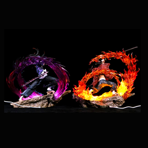 OEM 15 pouces GK Kokushibo avec lumière, jouets en résine PVC, Tsugikuni Yoriichi Kimetsu No <span class=keywords><strong>Yaiba</strong></span> Figure Demon Slayer Figure - Product Image 3