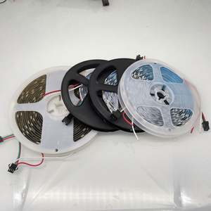 Tira de luces led de colores cambiantes, cinta de iluminación <span class=keywords><strong>btf</strong></span> de 12v, ws2811 rgb 5050, con mando a distancia - Product Image 1