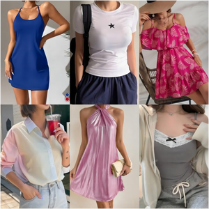 Vestido Largo de Verano Elegante y Casual para <span class=keywords><strong>Mujer</strong></span>, Estilo Europeo Americano, Manga Corta, Cuello Camisero, Botones, Lavable, Natural - Product Image 1