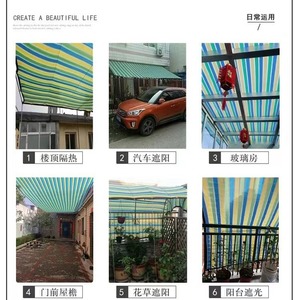 Shade Net HDPE UV Stabilized Dense Thickened Sun Protection For Greenhouse Outdoor Shade Sails - Product Image 1