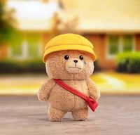 Nouveau produit : 8 pièces/boîte – Authentiques figurines Teddy Bear Ted 2 Baby Ted Series – Boîte mystère – Adorables poupées en peluche – Porte-clés – Pendentifs en peluche articulés