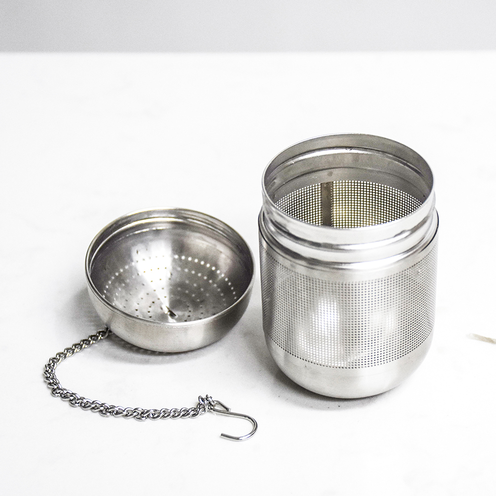 Новинка 2023 г., ситечко из нержавеющей стали для заваривания чая в форме шарика, серебряная корзина, фильтр