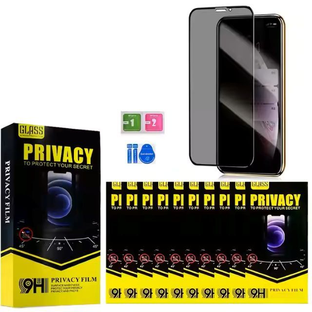 28 Degree Privacy Tempered Glass for iPhone 11 12 13 14 Plus 15 16 Pro MAX Full Cover Anti spy Screen Protector for iPhone 17