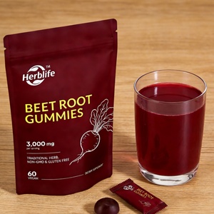 OEM Sugar Free Red Beetroot Extract Energy Support Organic Beetroots <b>Gummy</b> <b>Candy</b> Supplement With COQ10 Vegan Beet Root Gummies - Product Image 3