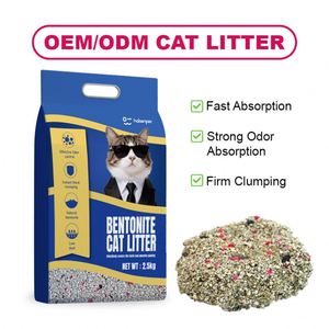 Litière pour chat Clean Paws en bentonite de sodium, faible diffusion, faible poussière, agglomération rapide, haute absorption, litière pour chat de qualité supérieure - Product Image 1