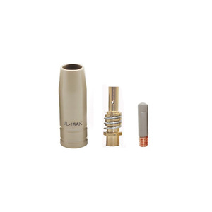 Buse de protection 15AK pour pistolet de soudage MIG, ensemble d'embouts de soudage filetés en cuivre pur pour soudage sous gaz argon - Product Image 2