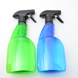 Bouteille pulvérisateur en plastique PET 300 ml avec pulvérisateur à gâchette en forme de petite souris noire, bouteille pulvérisateur ovale <span class=keywords><strong>verte</strong></span> personnalisée pour produits de nettoyage - Product Image 4