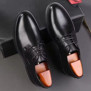 Chaussures en cuir pour hommes de qualité luxueuse, style italien, pour mariage et occasions formelles, type Oxford à enfiler, artisanales, brodées, camouflage, avec embout en acier - Product Image 3