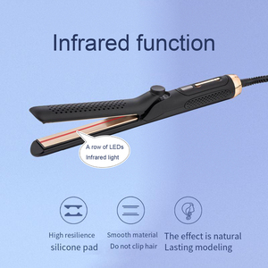 <span class=keywords><strong>Plancha</strong></span> <span class=keywords><strong>de</strong></span> <span class=keywords><strong>pelo</strong></span> esmaltada <span class=keywords><strong>de</strong></span> cerámica <span class=keywords><strong>de</strong></span> doble uso con cinco controles <span class=keywords><strong>de</strong></span> temperatura Moldeado <span class=keywords><strong>de</strong></span> férula <span class=keywords><strong>de</strong></span> aire frío Suavizante Rizador recto - Product Image 2