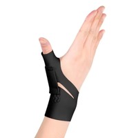 Funda de Muñeca Deportiva Cómoda, Delgada, Transpirable y Ajustable con Soporte Fijo para la Articulación del Pulgar, para Mano Derecha o Izquierda