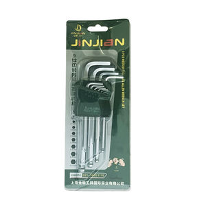 9-Piece Industrial Grade Carbon Steel Metric L-Shaped Single End Hex <strong>Key</strong> Wrench <strong>Set</strong> (1.5mm-10mm) OEM Ergonomic Handle 10 NM Max - Product Image 3