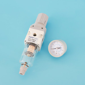 थोक सर्वोत्तम मूल्य एसएमसी टाइप 1/4 प्रेशर गेज मीटर 10बार 150पीएसआई 1एमपीए एआर2000-02 एयर प्रेशर रेगुलेटर के साथ - Product Image 5