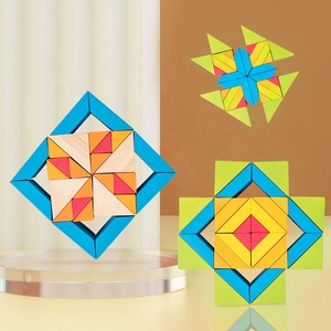 Popular 3D Mutant Building Blocks 3D Puzzle Educación de la primera infancia Otras herramientas de aprendizaje Montessori Juguete - Product Image 5