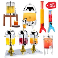 Dispensador de Café Caliente de Acero Inoxidable para Hotel, Restaurante, de Gran Capacidad, 13L