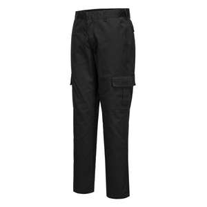 PORTWEST - C711BKR42 Slim Fit Combat <b>black</b> <b>trouser</b> - EAN 5036108286669 WORK <b>TROUSERS</b> <b>CARGO</b> WORK <b>TROUSERS</b> - Product Image 1