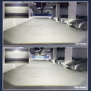 SANVI Multiple Lens C4 Black Bi <b>LED</b> <b>Projector</b> Headlight Module 5 Optical Systems 8800LUX 9v-16v Wide Voltage Car Headlights - Product Image 6