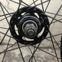 Jeu de Roues en Alliage d'Aluminium 700c, Jantes Hautes 90mm pour Vélo Pignon Fixe, Roues Avant et Arrière pour Vélo 1 Vitesse