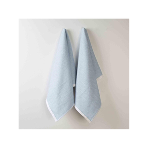 Serviettes de cuisine noires brodées en coton 100% faites à la main à séchage rapide paquet de trois recyclables abordables idéales pour les cuisines modernes - Product Image 5
