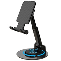 Support pliable pour téléphone et tablette 360° °   Support de téléphone portable réglable en hauteur et en angle, portable, accessoires de bureau