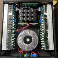 Amplificateur de puissance professionnel de classe H, double canal, 1500W X2, amplificateur audio haute puissance, système de sonorisation 3U à montage en rack, fabricant OEM