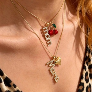 Collier pendentif cœur mère <span class=keywords><strong>et</strong></span> enfant SongYi 2026, plaqué or, bijoux <span class=keywords><strong>maman</strong></span> <span class=keywords><strong>et</strong></span> <span class=keywords><strong>moi</strong></span>, cadeau de fête des mères pour <span class=keywords><strong>maman</strong></span> - Product Image 2