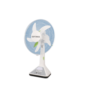 14 Inch Solar Charging <b>Fan</b> Remote Control Mechanical <b>Head</b> ABS Material Long Range Wind Power Portable Home Use No Outage None so - Product Image 1