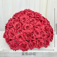 Dekorasi Bunga Mawar Gantung Bola Hydrangea untuk Pusat Pernikahan, Dekorasi Hotel, dan Pusat Perbelanjaan
