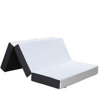Praktische tragbare dreifach gefaltete Matratze für Boden und Reisen mit abnehmbarer Cove Matratze Memory Foam Matratze