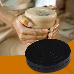 Plastic Turntable Pottery Clay Sculpture Tools 360 Flexible Rotation Pottery Wheel Plateau Tournant