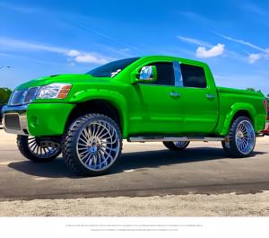 KYKY Custom 24x12 24x14 26x12 26x14 26x16 28x16 30x16 Polierte 6x5.5 8x170 8x180 Geschmiedete LKW-Felgen für Ram 1500 RAM 2500 - Product Image 5