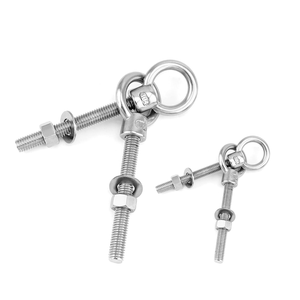Haute qualité personnalisé robuste en acier inoxydable <span class=keywords><strong>anneau</strong></span> d'<span class=keywords><strong>attelage</strong></span> boulon écrou épaulement levage boulons à œil filetés zingué plaine - Product Image 6