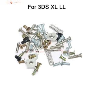 NSLikey Jeu de vis à tête pour <span class=keywords><strong>3DS</strong></span> <span class=keywords><strong>XL</strong></span> LL <span class=keywords><strong>New</strong></span> <span class=keywords><strong>3DS</strong></span> LL <span class=keywords><strong>XL</strong></span> Game Console Shell <span class=keywords><strong>Batterie</strong></span> Vis de couverture arrière - Product Image 3