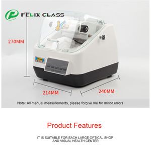 Pulidora Automática de Lentes Ópticas Controlada por Microcomputadora 2024, Máquina de Pulido de Bordes de Lentes para Gafas (Modelo CP-8 de 110/220V) - Product Image 3