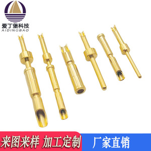 Connecteurs de câblage à haute conductivité, série de broches PCB, broches en cuivre plaqué or 19x1.5, bornes à déconnexion rapide - Product Image 4