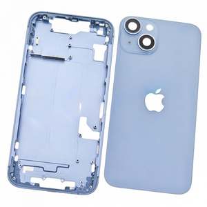 Boîtier bleu pour iPhone 14 avec coque arrière - Product Image 1