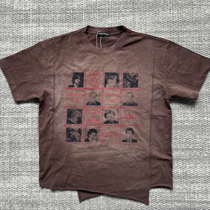 Camiseta de Hombre Estilo Urbano, Vintage, Lavada, <span class=keywords><strong>Oversize</strong></span>, Desgastada, con Corte Moderno y Diseño Visual Atípico - Product Image 2
