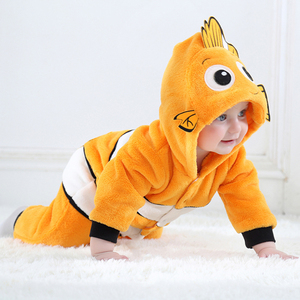 TONWHAR Nuevo Diseño Disfraz <span class=keywords><strong>de</strong></span> Peces y Mapaches para Halloween, Mono con Capucha Unisex <span class=keywords><strong>de</strong></span> Invierno, 100% Poliéster Suave y Cálido con Cremallera Bidireccional - Product Image 4