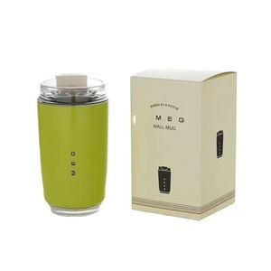 แก้วน้ำเก็บความร้อน SMEG สแตนเลส 304 ขนาด 12 ออนซ์ แก้วกาแฟแบบพกพาพร้อมฝาปิด สำหรับใช้งานกลางแจ้ง - Product Image 2