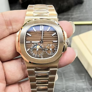 Erkekler için yüksek kalite moda izle otomatik hareket, safir cam 40mm su geçirmez erkek mekanik İzle - Product Image 4