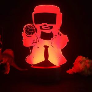 <span class=keywords><strong>Lampe</strong></span> de table de bureau en acrylique 3D Illusion Anime <span class=keywords><strong>Friday</strong></span> Funkin Fnf - Product Image 1