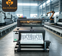NUEVO Impresora DTG Digital Completamente Automática de 60 cm con Cabezal de Impresión Epson, Tinta de Pigmento, Transferencia Térmica, Película PET Multicolor, 1 Año de Garantía
