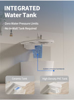 Bathroom Auto Flushing Electric Intelligent Wall-hung Bidet Toilet WC Inodoros Wall Hung Smart Toilet