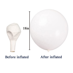 Wholesale Big Giant <strong>18</strong>" Happy Birthday Party Decoration Item Round <strong>18</strong> <strong>inch</strong> <strong>Latex</strong> Plain Multi Colour Decorative <strong>Balloon</strong> Ballon - Product Image 2