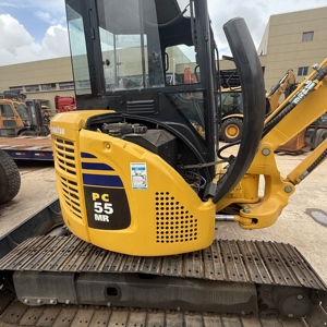 Mini pelleteuse sur chenilles Komatsu PC55 d'occasion de haute qualité 5 tonnes Komatsu PC55MR prix bon marché d'occasion - Product Image 4