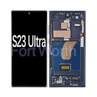 Écran complet avec châssis pour Samsung S23 Ultra AM OLED SM-S918B/S918U – Garantie 1 an